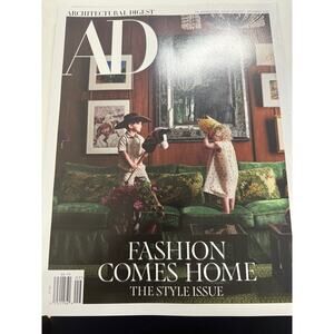 Architectural Digest Magazine September 2025 Fashion Comes Home The Style Issue